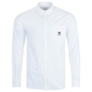 Norse Projects McFetridge GM Anton Size Medium White Oxford Button-Down Shirt.